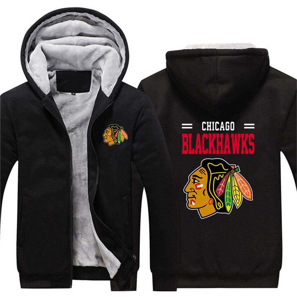 20% OFF Best Chicago Blackhawks Fleece Jacket For Men – 4 Fan Shop