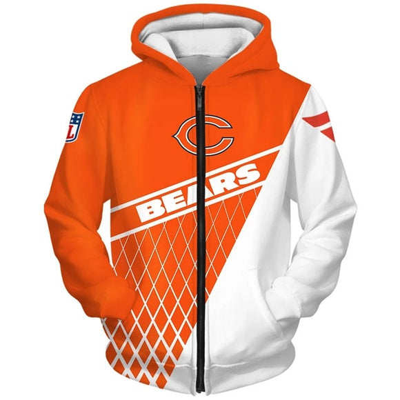 bears zip up hoodie