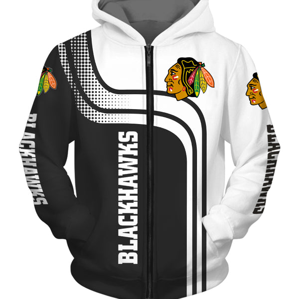 blackhawks hooded jersey