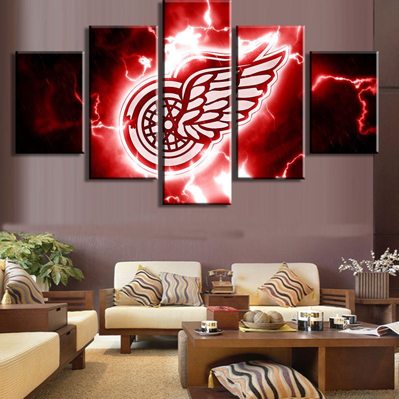 Detroit Red Wings Wall Art Cheap For Living Room Wall Decor – 4 Fan Shop