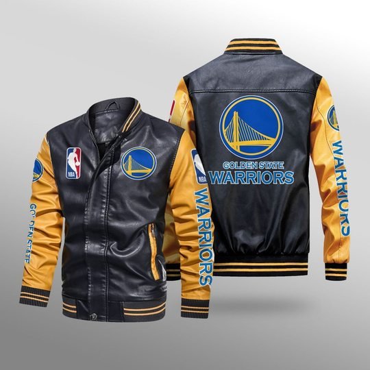 30% OFF The Best Men's Golden State Warriors Leather Jacket For Sale ...
