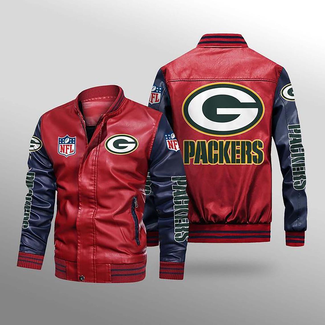 Green Bay Packers 2021 Super Bowl Xxxi Champions Nfc North Division  Champions Fleece Bomber Jacket - Teeruto