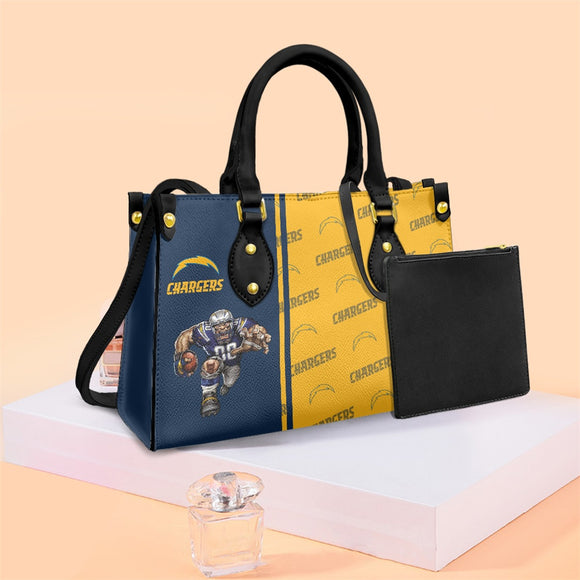 Up To 25% OFF Los Angeles Chargers Purses And Handbags For Women – 100% PU leather |4 Fan Shop