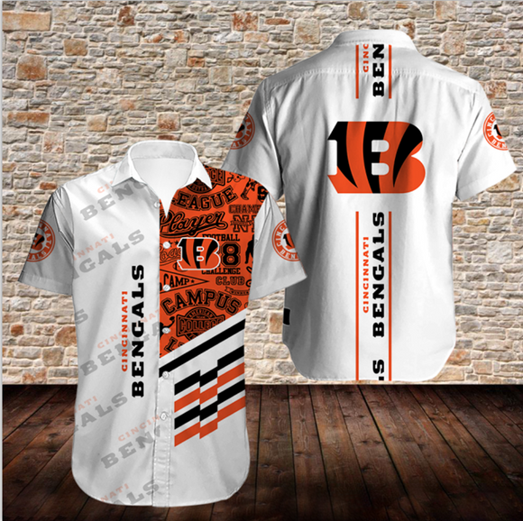 Cincinnati Bengals Shirts Button Up 