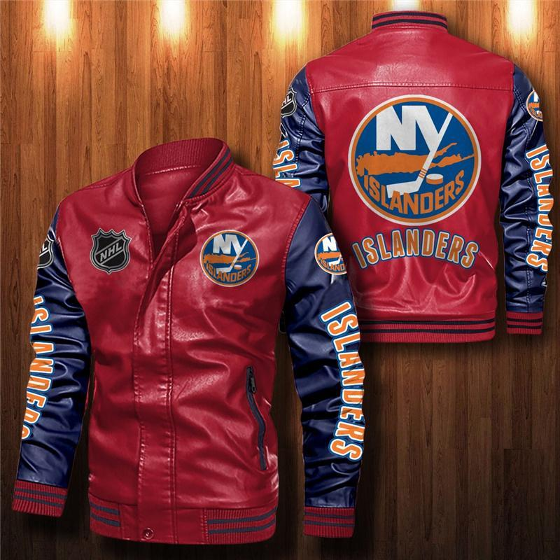 30% OFF The Best Men's New York Islanders Leather Jacket For Sale – 4 ...