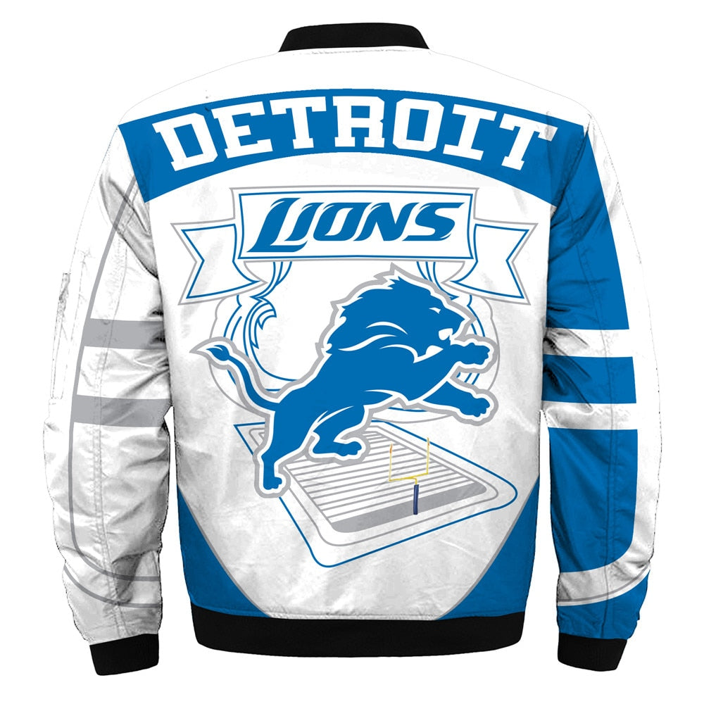 18% OFF Newest NFL Jacket Custom Men's Detroit Lions Jacket Cheap – 4