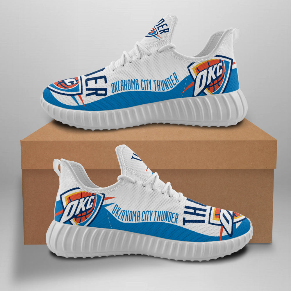 25% SALE OFF Oklahoma City Thunder Sneakers Big Logo Yeezy Shoes – 4 ...