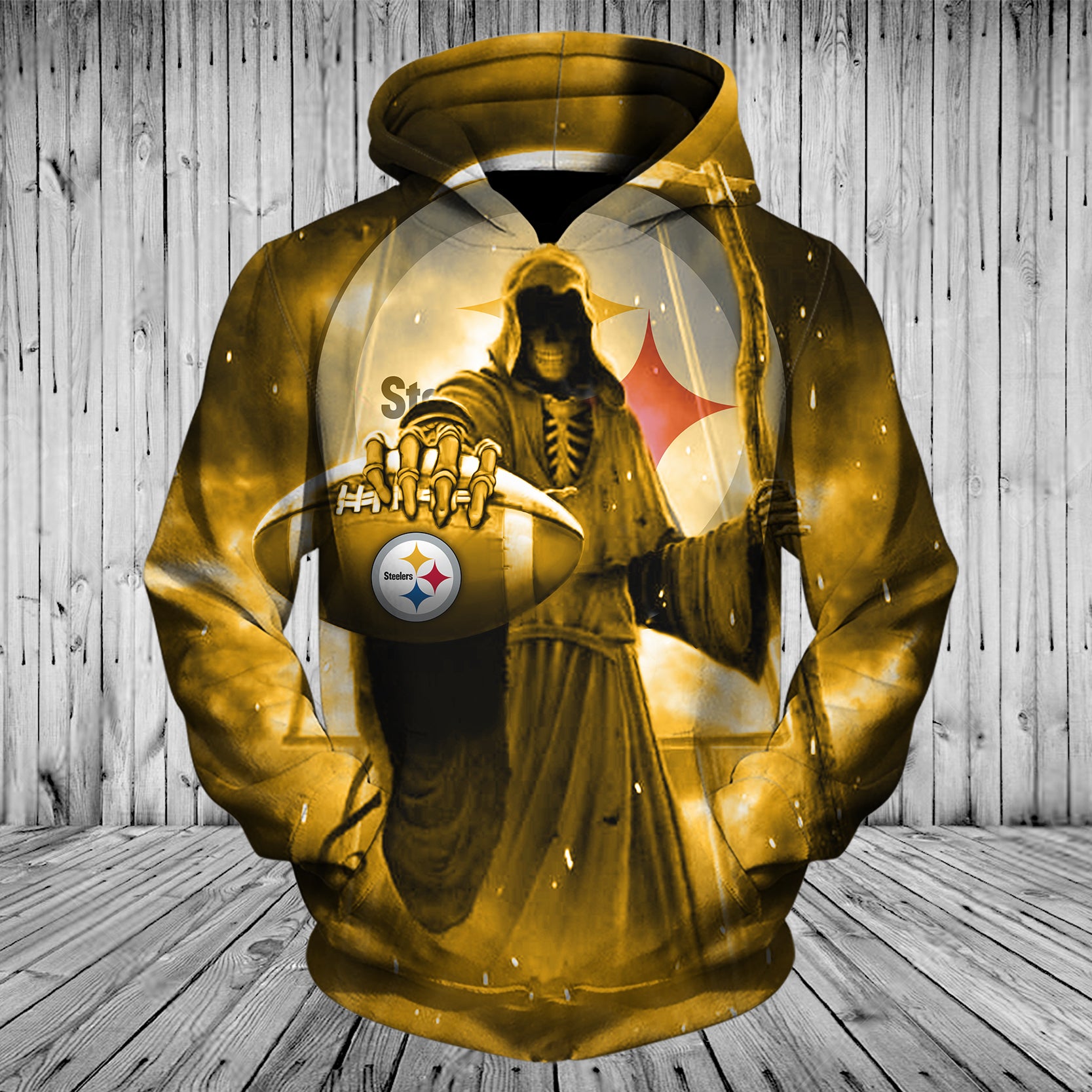 Pittsburgh Steelers 3d Hoodies Nfl Football Model 63 