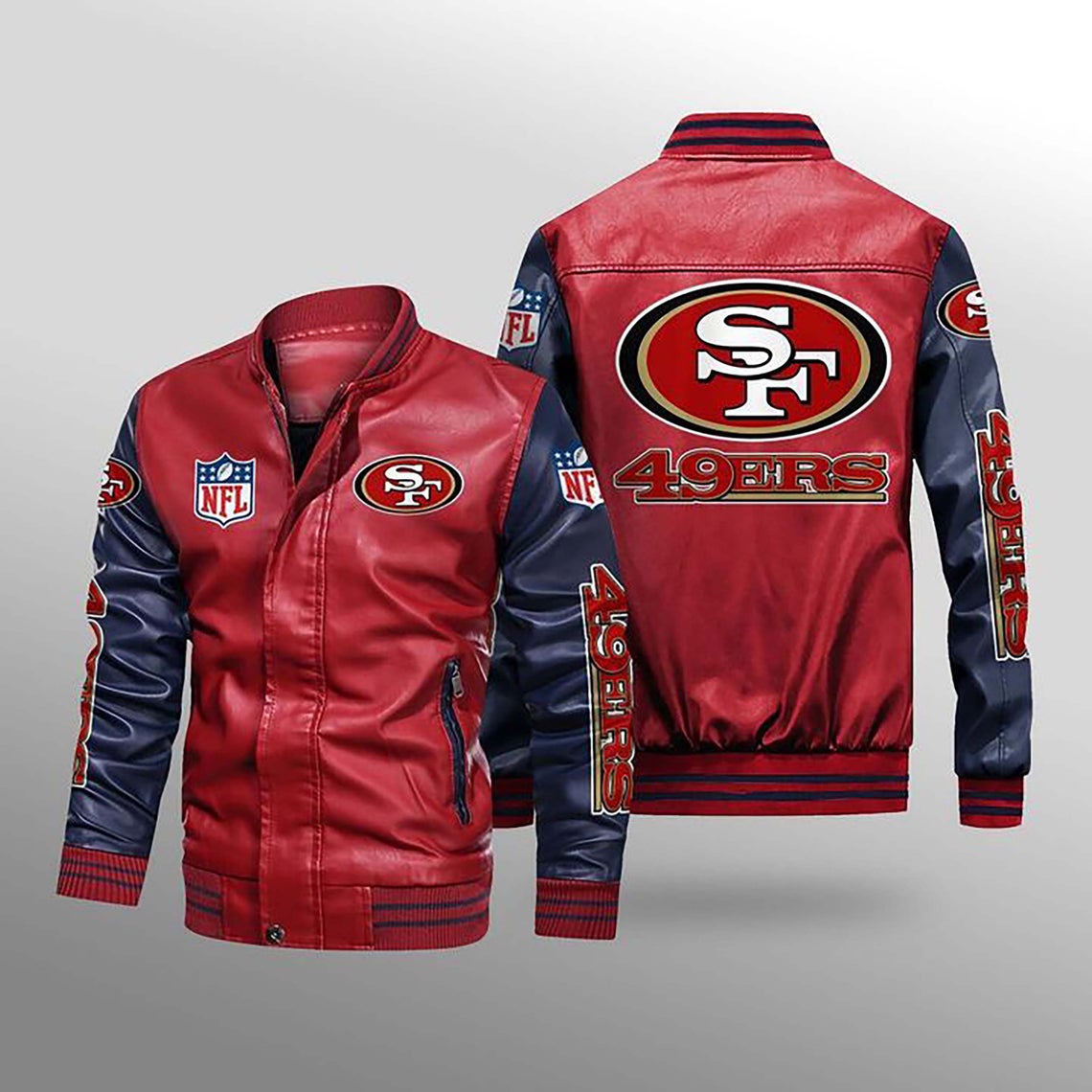 30% OFF The Best Men's San Francisco 49ers Leather Jacket For Sale – 4 ...