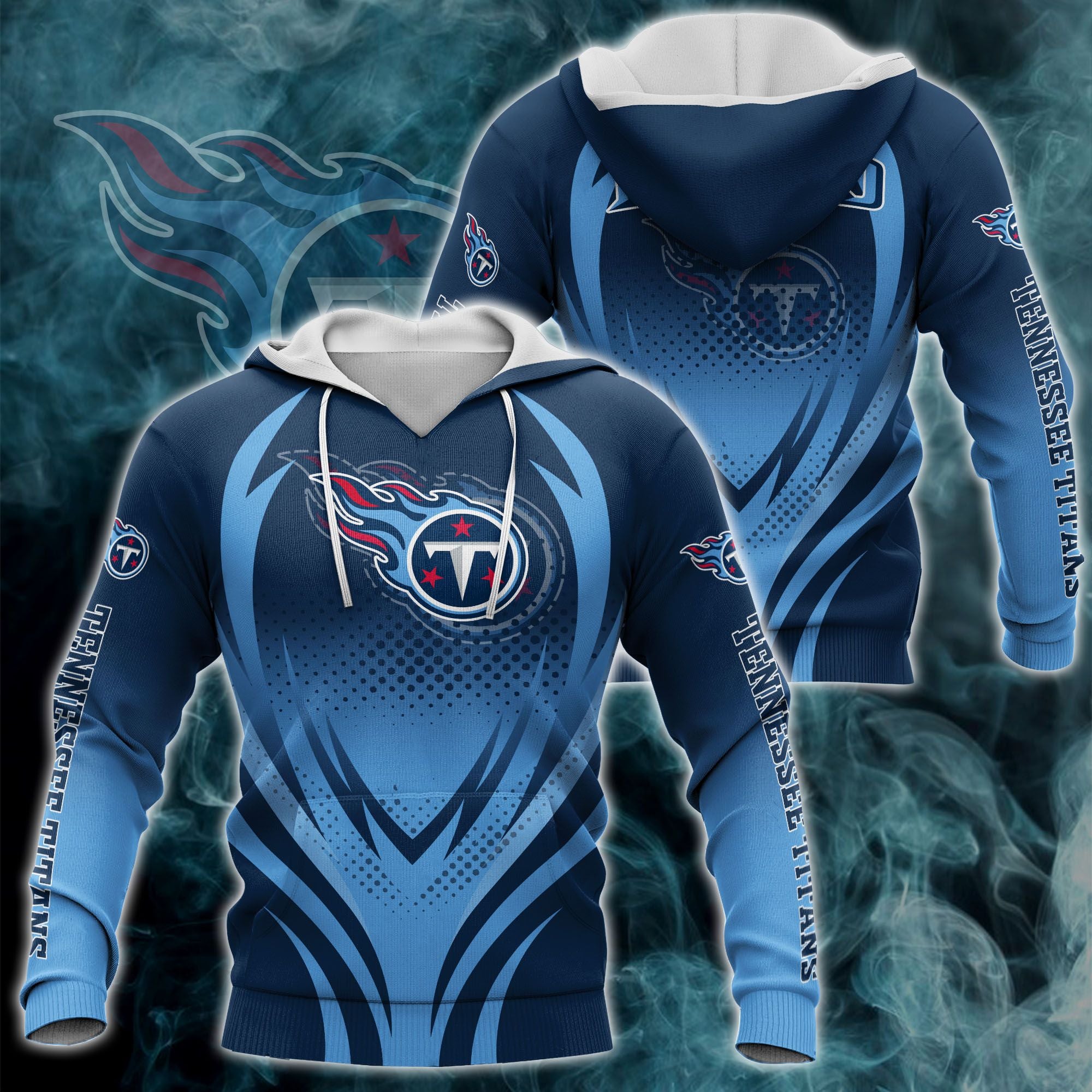 16% OFF Men's Tennessee Titans Hoodies Sale 3D Sweatshirt Pullover