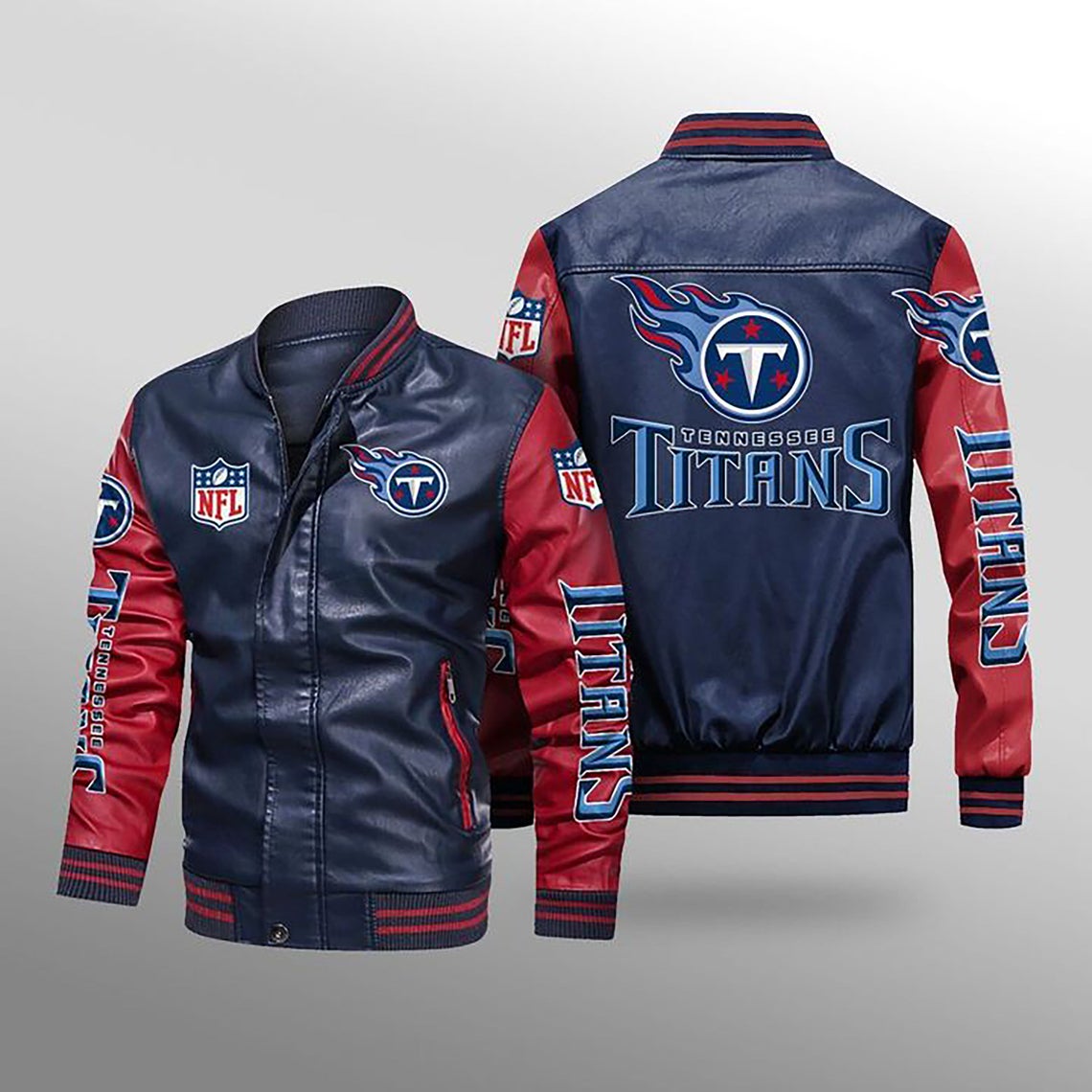 30% OFF The Best Men's Tennessee Titans Leather Jacket For Sale – 4 Fan ...