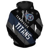 Tennessee Titans Zipper Hoodies Striped Banner-Coats & Jackets-4 Fan Shop