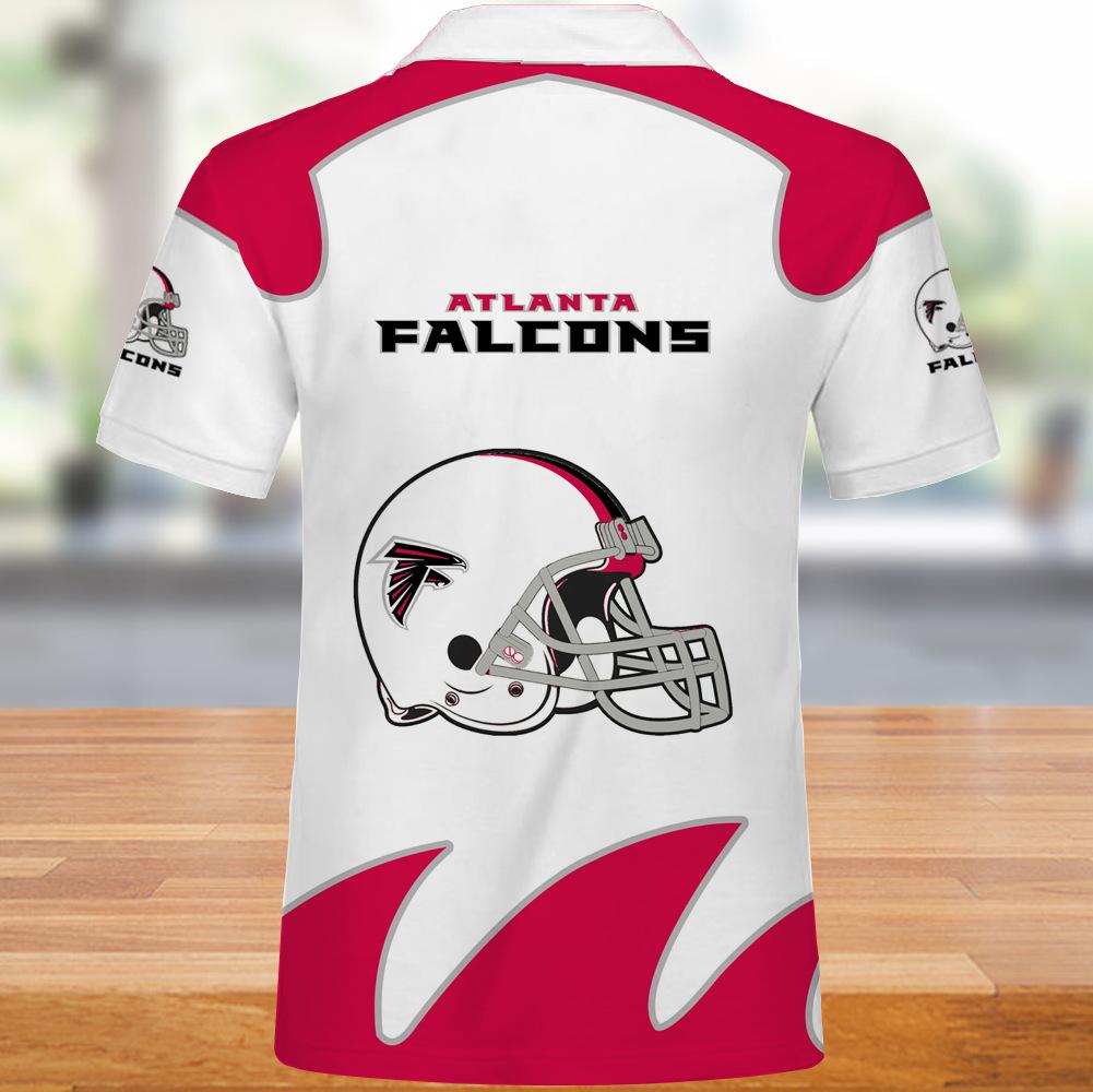 25% OFF Atlanta Falcons Polo Shirts White | Atlanta Falcons Gear Cheap ...