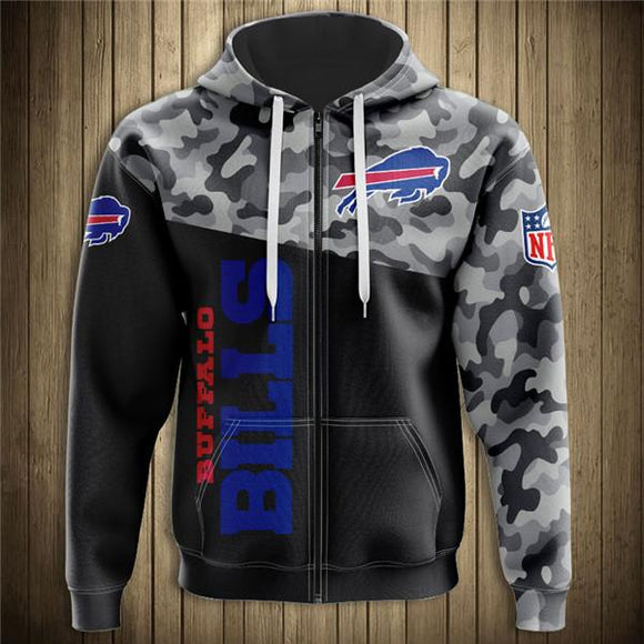 Buffalo Bills Nike 2019 Salute to Service Sideline Therma Pullover Hoodie -  Tan