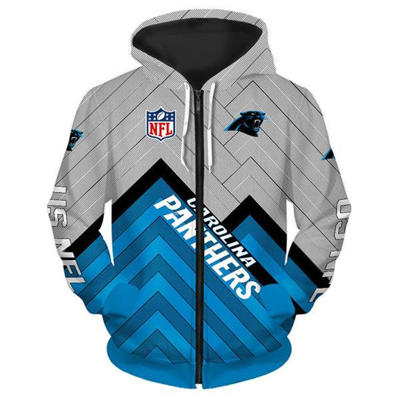 panthers zip up hoodie