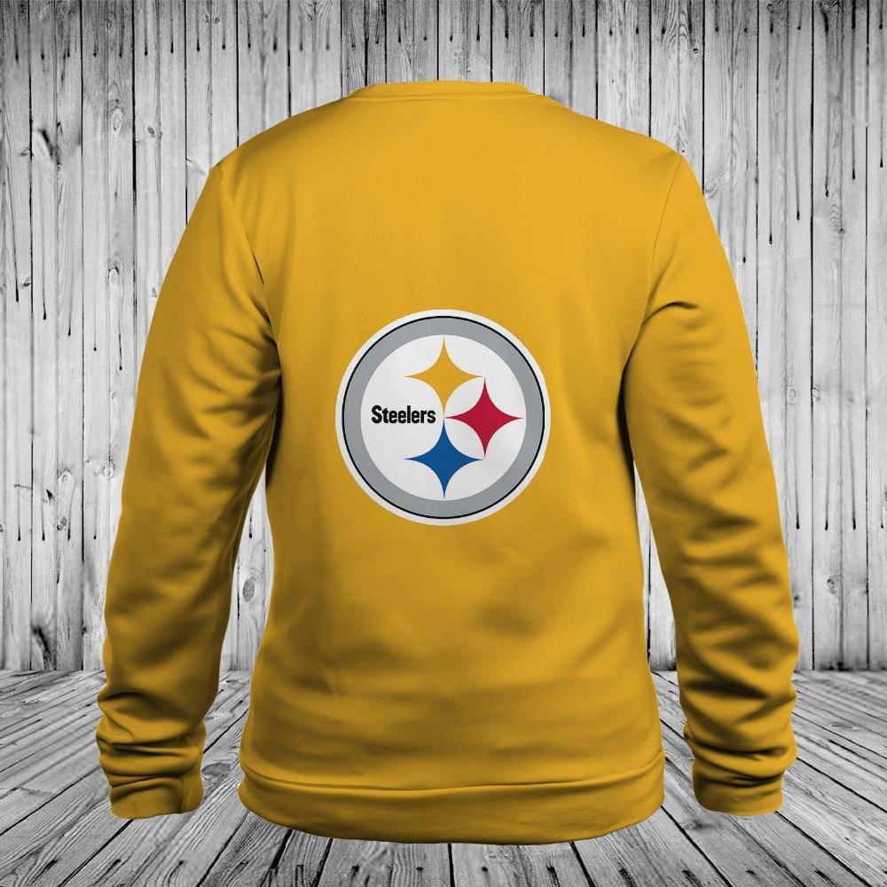 mens steelers zip up hoodie