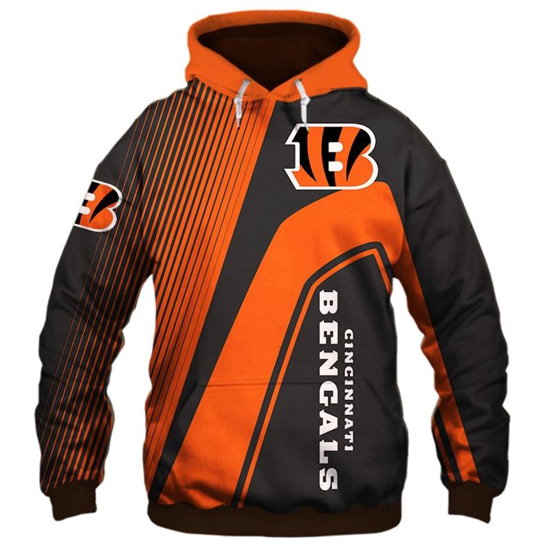 18% SALE OFF Cincinnati Bengals Hoodies Cheap 3D Sweatshirt Pullover ...