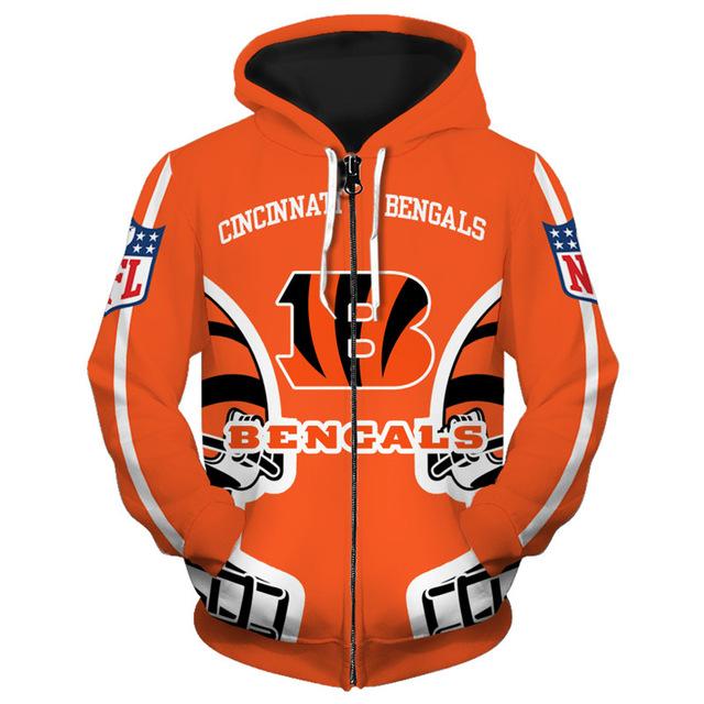 Cincinnati Bengals Hoodies Cheap 3D Sweatshirt Pullover