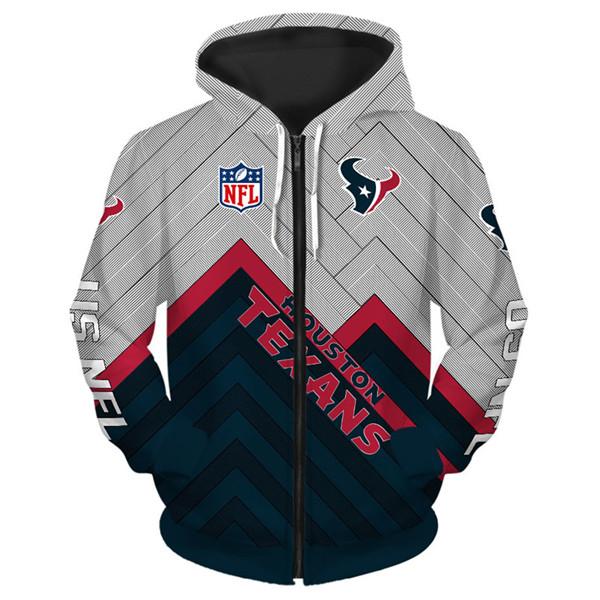 houston texans zip up hoodie