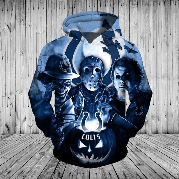 18% OFF Indianapolis Colts Hoodies 3D 