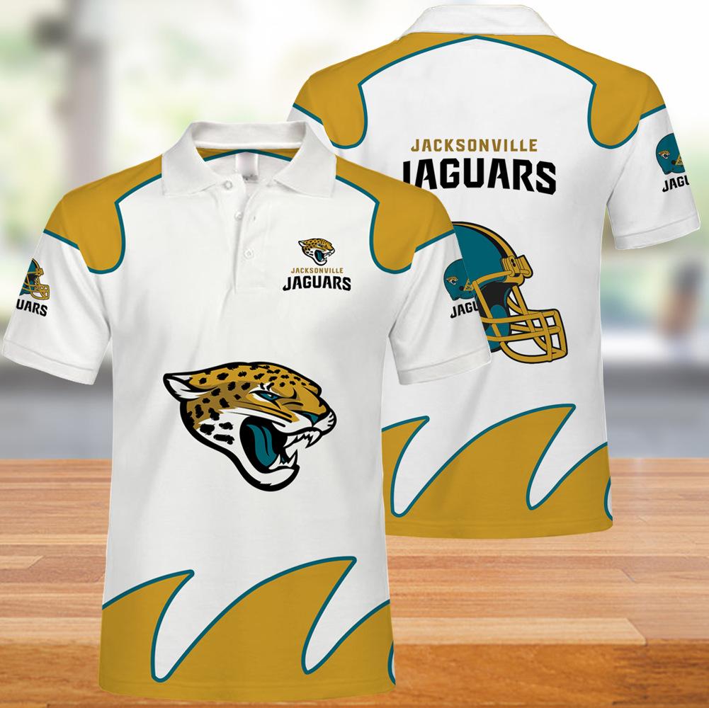 25% SALE OFF Jacksonville Jaguars Polo Shirts White | Jacksonville ...