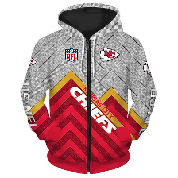 chiefs zip up hoodie