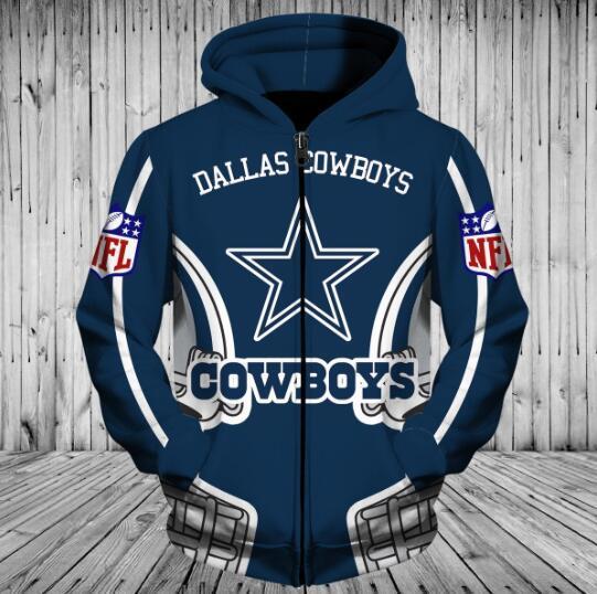 Low Price Dallas Cowboys Hoodie 3D Helmet With Zipper, Pullover – 4 Fan ...