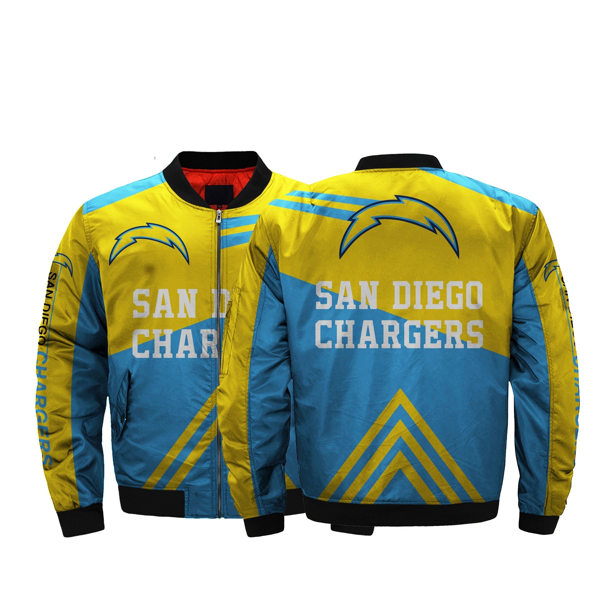 Low Price NFL Jackets Men San Diego Chargeers Bomber Jacket For Sale ...