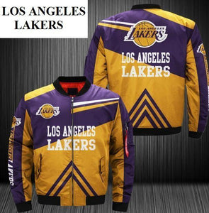 bomber jacket lakers