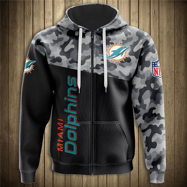 Miami Dolphins Military Hoodies 3D 