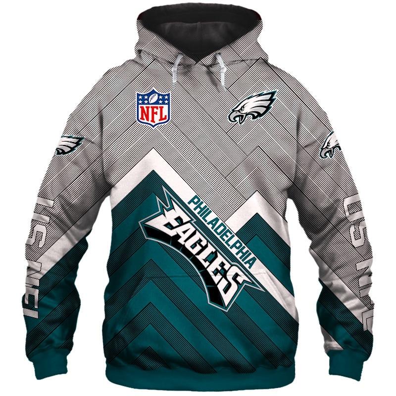 philadelphia eagles mens zip up hoodie