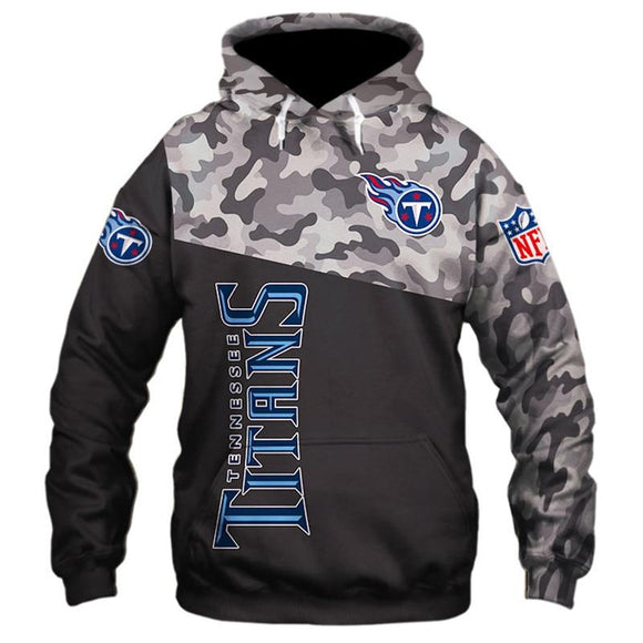 Tennessee Titans Hoodie Military 3D 