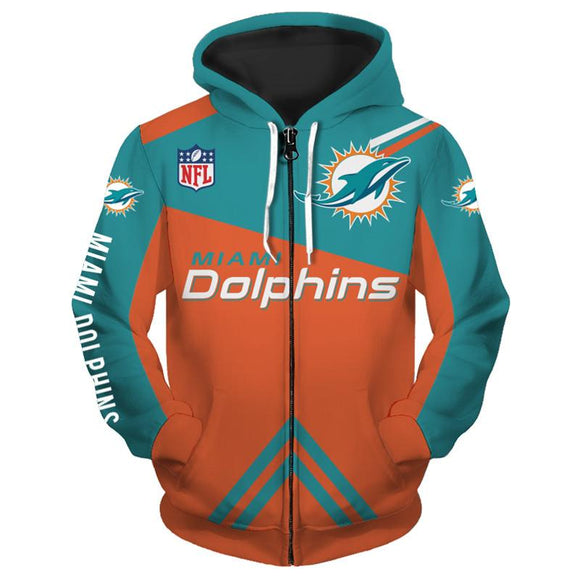 Men's Nike Anthracite Miami Dolphins Prime Logo Name Split Pullover Hoodie