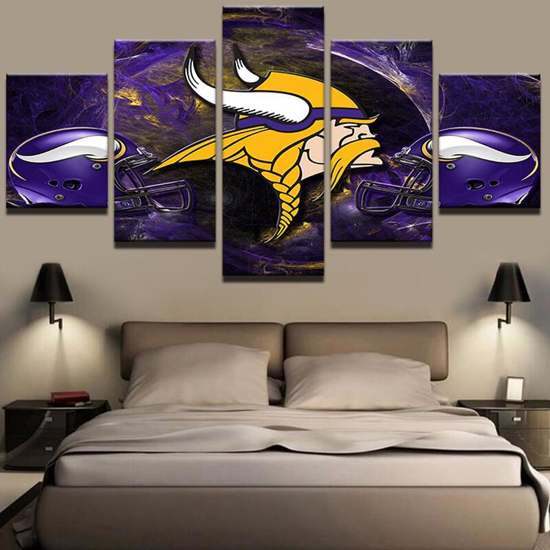  Minnesota  Vikings  Wall Art Cheap For Living  Room  Wall 