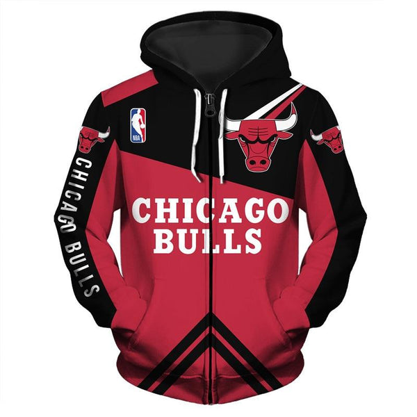 bulls pullover jacket