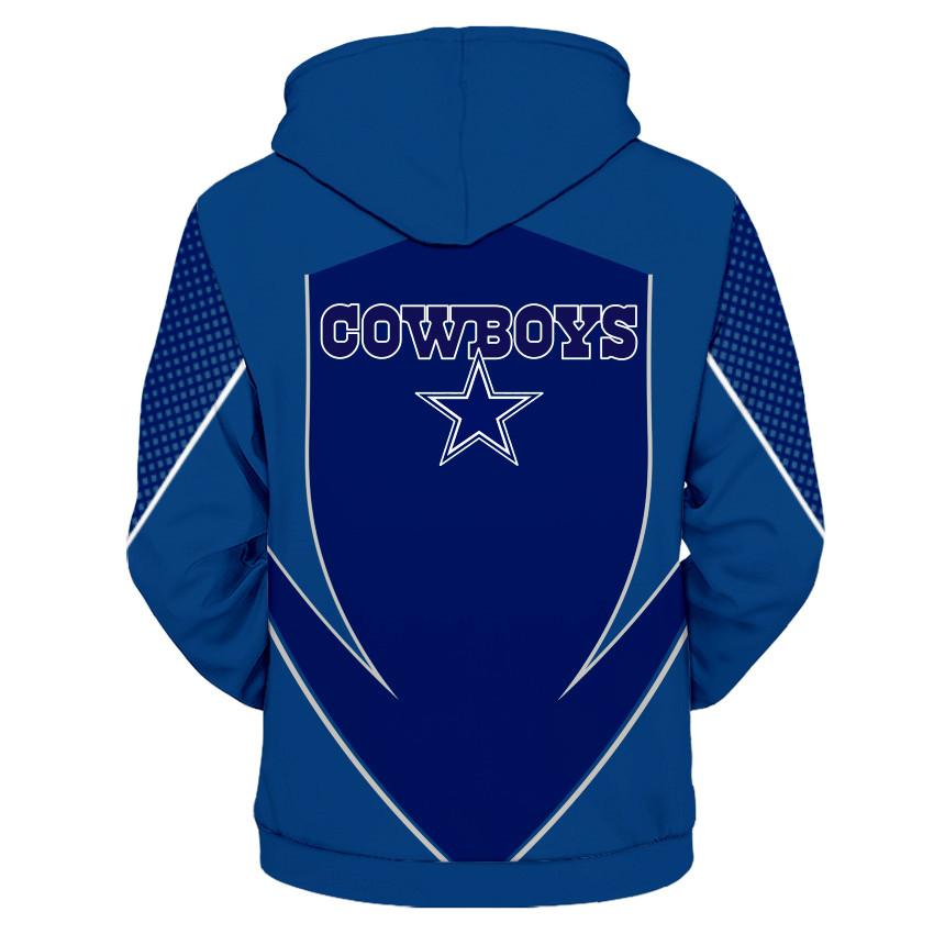 New Design NFL Football Dallas Cowboys 3D Hoodie Sweatshirt Custom Jac ...