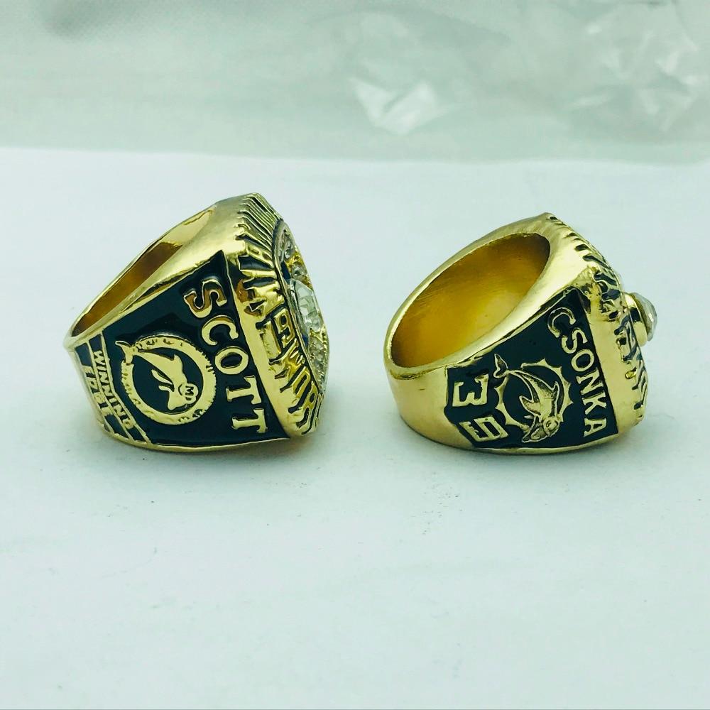 15% OFF 2pcs/set 1972 1973 Miami Dolphins Super Bowl Ring For Sale – 4 ...