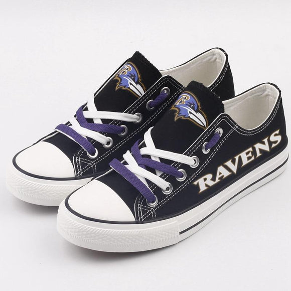 Low Price NFL Shoes Custom Baltimore Ravens Shoes For Sale For Fans – 4 ...