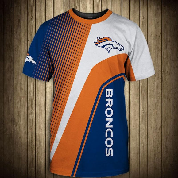 NFL T shirt For Sale 3D Custom Denver Broncos T shirts Cheap For Fans â 4 Fan Shop