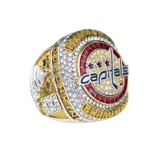 NHL Hockey 2018 Washington Capitals Championship Rings Size 7 - 14 – 4 ...