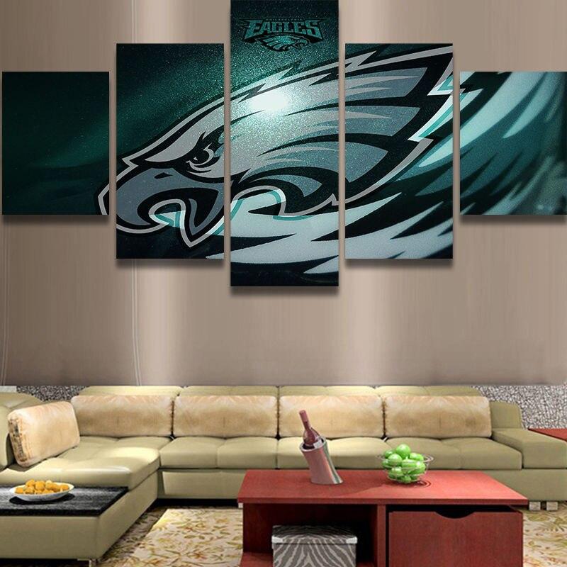 Philadelphia Eagles Canvas Wall Art Cheap For Living Room Wall Decor ...