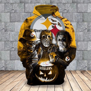 steelers skull hoodie