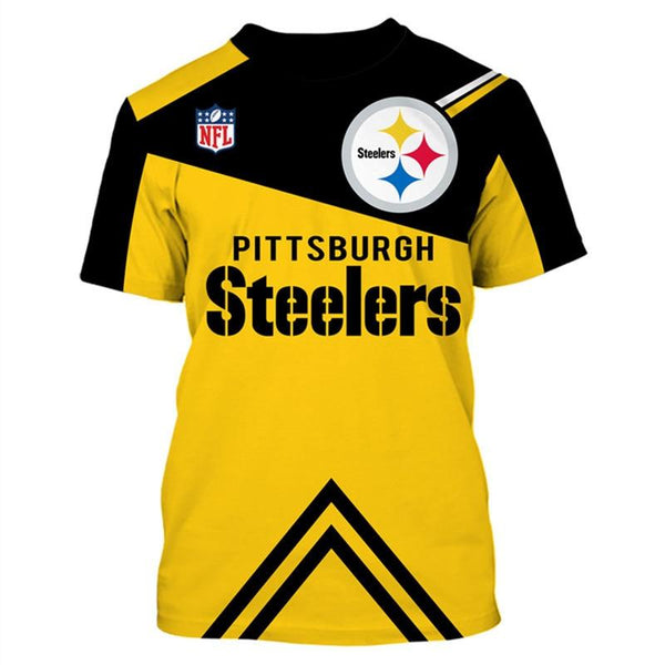 børste Havbrasme spids 20% OFF Pittsburgh Steelers T shirts Funny Cheap Short Sleeve O Neck For  Fans – 4 Fan Shop