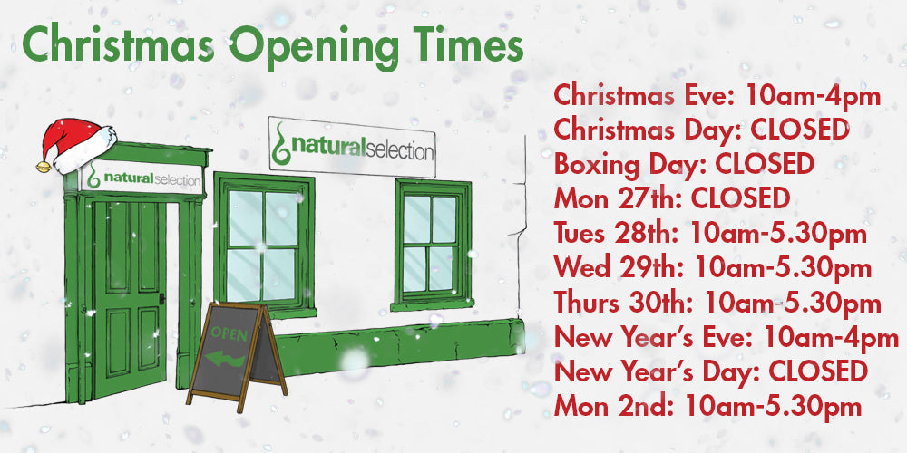 Natural Selection Leeds Christmas Opening Times