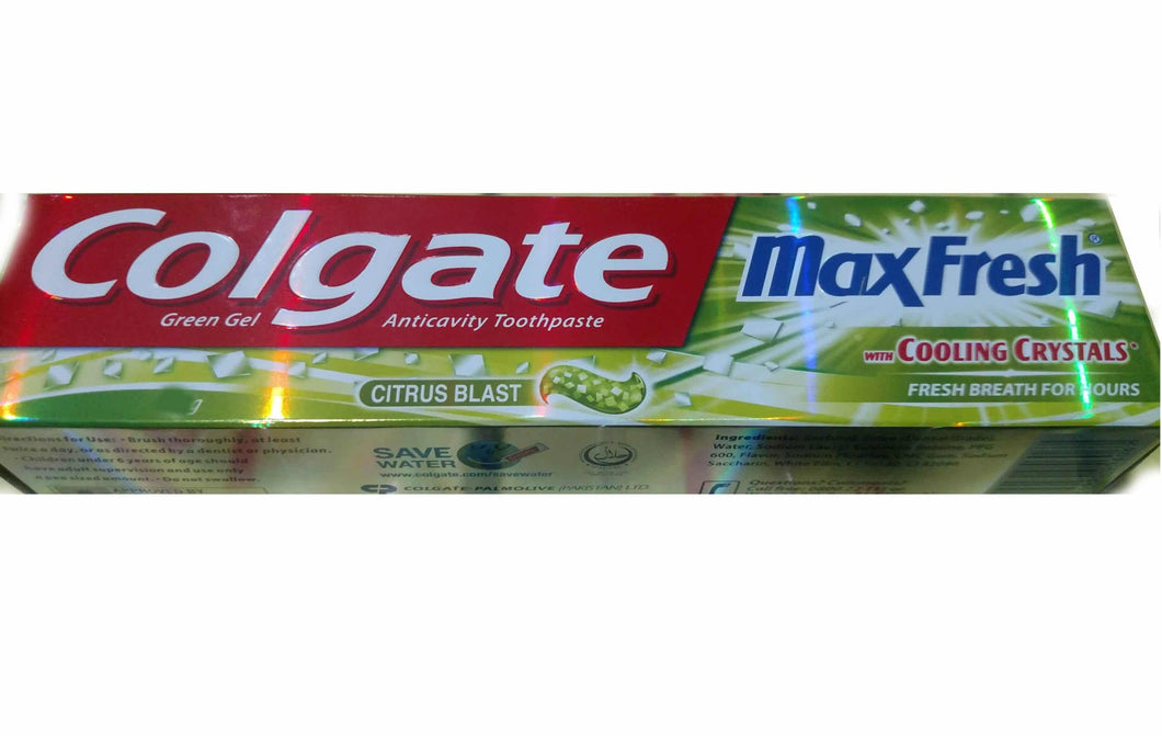 colgate max fresh citrus blast