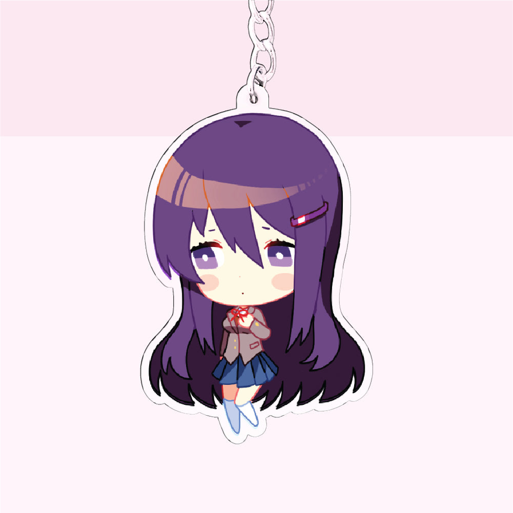 Yuri Keychain Doki Doki Literature Club Official Store