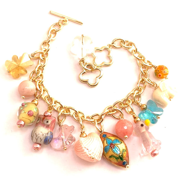 Rainbow Charm Bracelet– HotRocksJewels