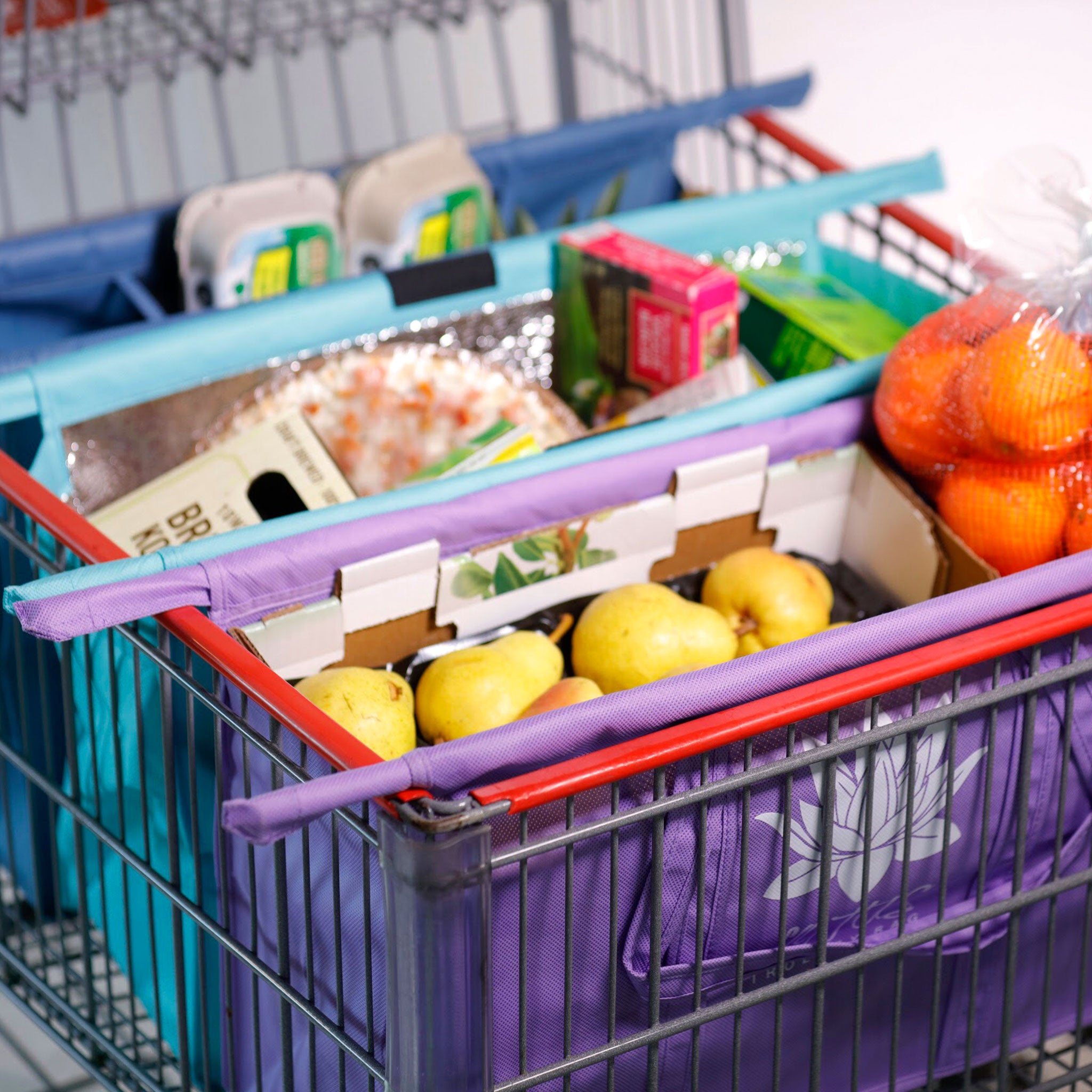 The Complete and Organized Reusable Trolley Bags 🛍 - LOTUS TROLLEY BAG