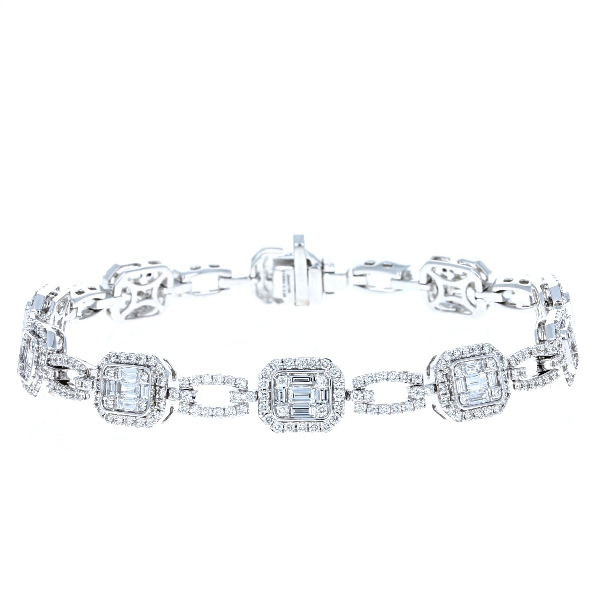 Simon G Diamond Bracelet in 18K White Gold LB2060 – Pierce Custom Jewelers
