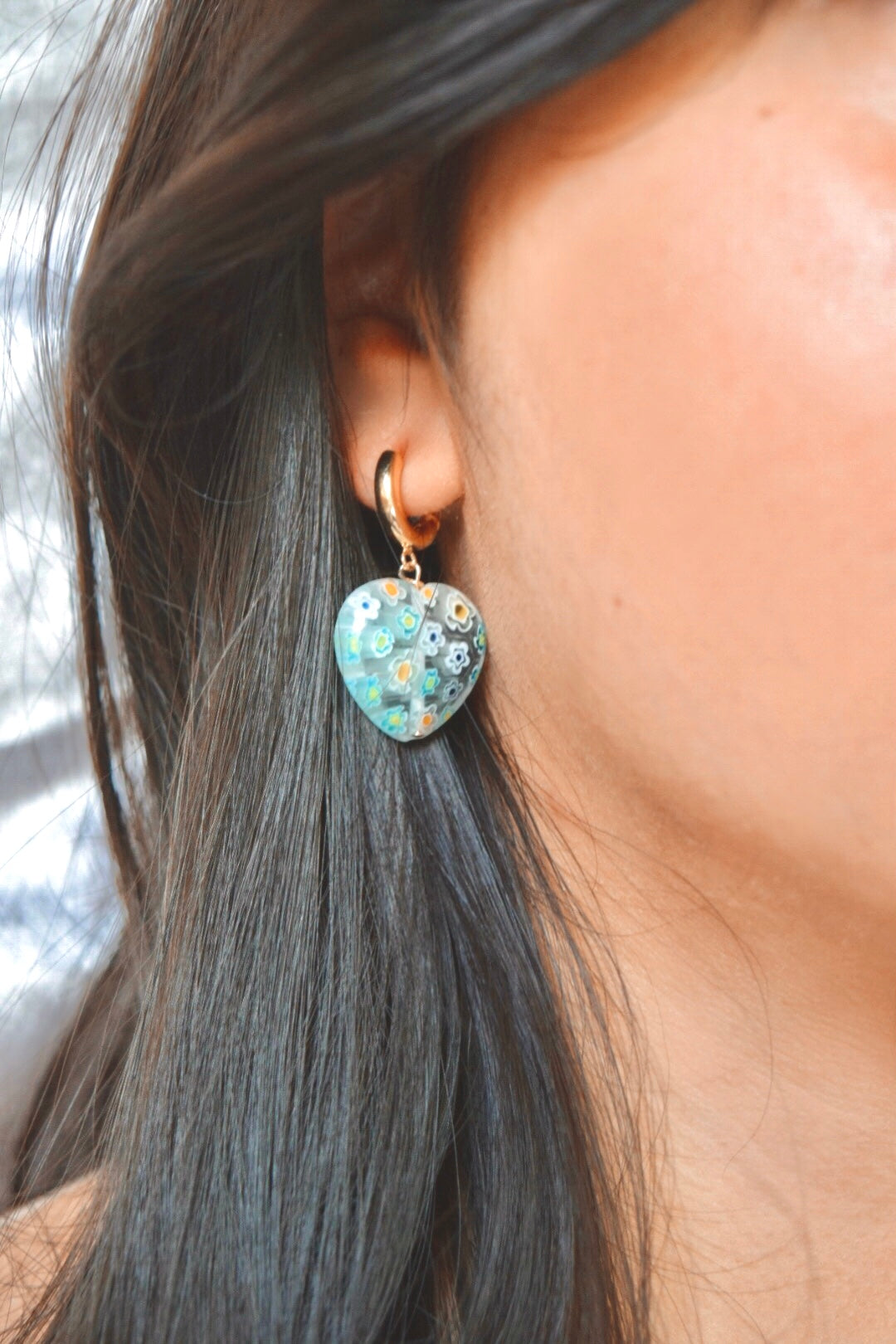 Millie Earring- Green Apple